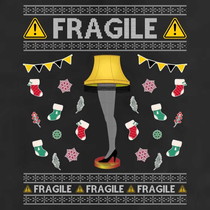 Wild Bobby Fragile Leg Lamp Christmas Story Funny Ugly Microfiber Hand Towel