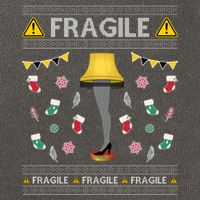 Wild Bobby Fragile Leg Lamp Christmas Story Funny Ugly Cotton Canvas Backpack