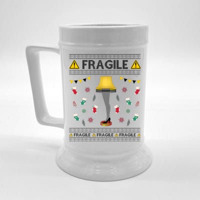 Wild Bobby Fragile Leg Lamp Christmas Story Funny Ugly Beer Stein