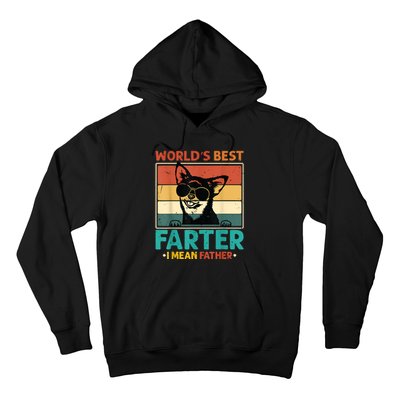 Worlds Best Farter I Mean Father Best Dad Ever Cool Dog Hoodie