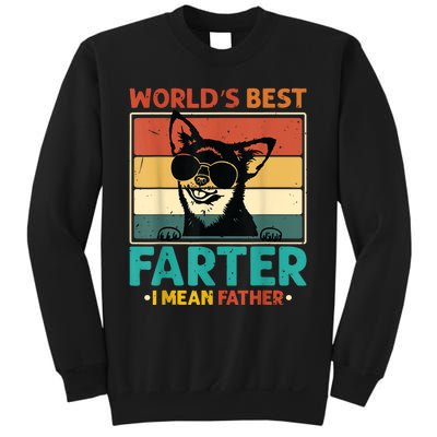 Worlds Best Farter I Mean Father Best Dad Ever Cool Dog Sweatshirt