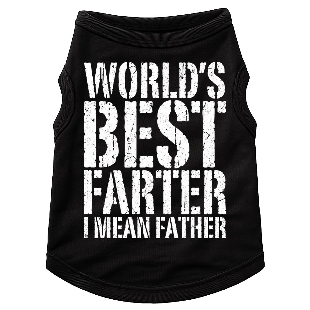 WorldS Best Farter I Mean Father Funny Gift Fathers Day Great Gift Doggie Tank