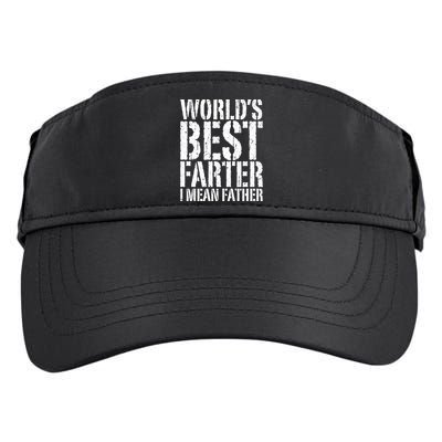 WorldS Best Farter I Mean Father Funny Gift Fathers Day Great Gift Adult Drive Performance Visor