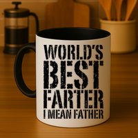 WorldS Best Farter I Mean Father Funny Gift Fathers Day Great Gift Mug