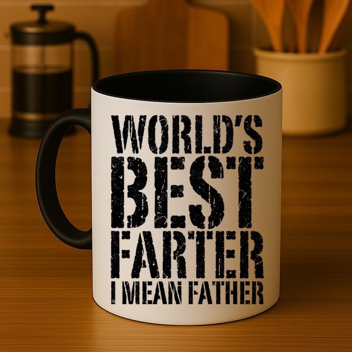WorldS Best Farter I Mean Father Funny Gift Fathers Day Great Gift Mug