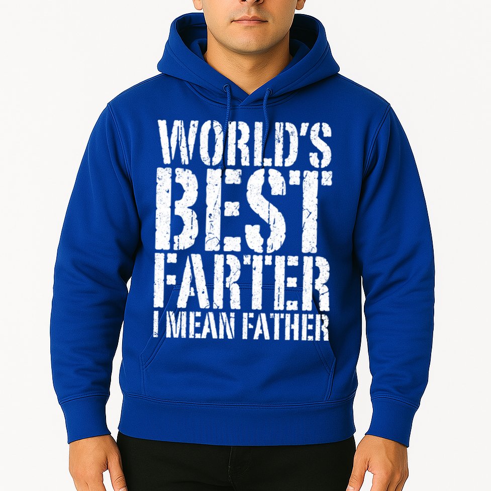 WorldS Best Farter I Mean Father Funny Gift Fathers Day Great Gift Hoodie