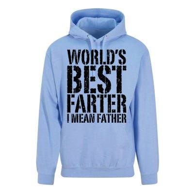 WorldS Best Farter I Mean Father Funny Gift Fathers Day Great Gift Unisex Surf Hoodie