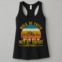 Walk By Faith Not By Sight 2 Corinthians 5:7 Womens Tank Top