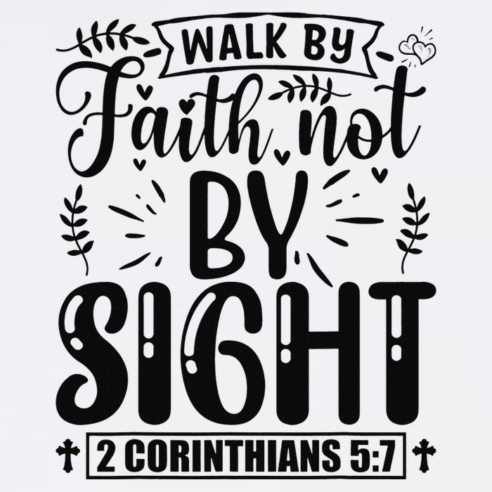 Walk By Faith Not By Sight Bible Verse 2 Corinthians 57  Wool Snapback Cap