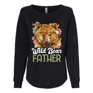 Wild Bear Father For Father's Day Gift Womens California Wash Sweatshirt