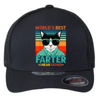 Worlds Best Farter I Mean Father Best Cat Dad Ever Flexfit Unipanel Trucker Cap