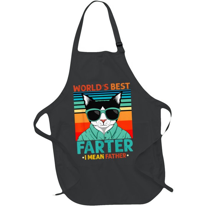 Worlds Best Farter I Mean Father Best Cat Dad Ever Apron