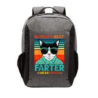 Worlds Best Farter I Mean Father Best Cat Dad Ever Vector Backpack