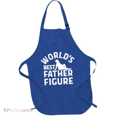 WorldS Best Father Figure Gift Full-Length Apron With Pockets