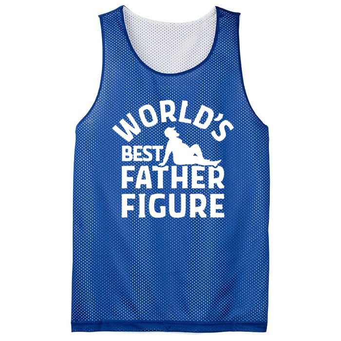 WorldS Best Father Figure Gift Mesh Reversible Basketball Jersey Tank