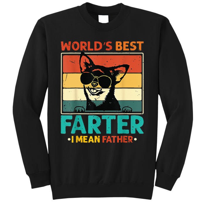 World's Best Farter I Mean Father Dog Dad Sweatshirt