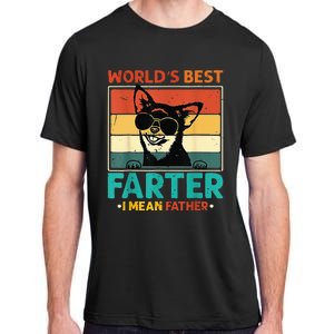 World's Best Farter I Mean Father Dog Dad Adult ChromaSoft Performance T-Shirt