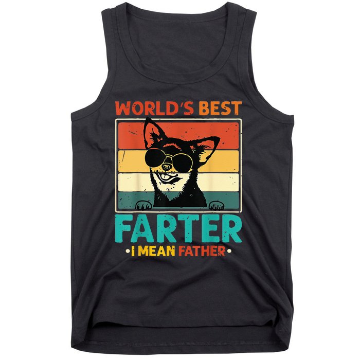 World's Best Farter I Mean Father Dog Dad Tank Top