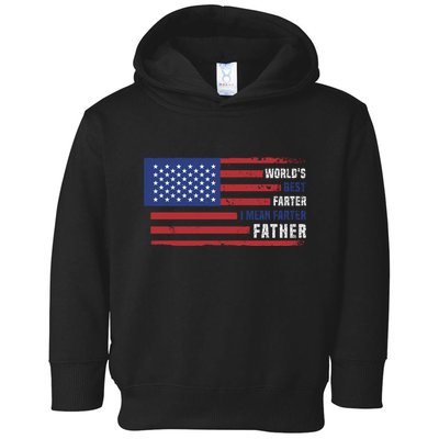 World's Best Farter I Mean Father Funny Gift For Dad T Toddler Hoodie