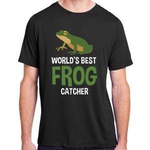 World's Best Frog Catcher Gift Frog Hunter Adult ChromaSoft Performance T-Shirt