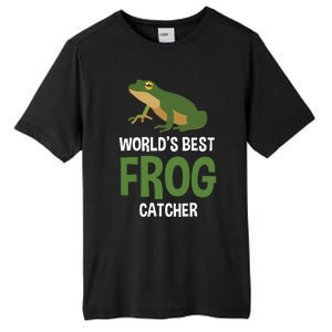 World's Best Frog Catcher Gift Frog Hunter Tall Fusion ChromaSoft Performance T-Shirt