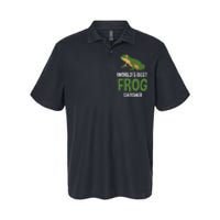 World's Best Frog Catcher Gift Frog Hunter Softstyle Adult Sport Polo