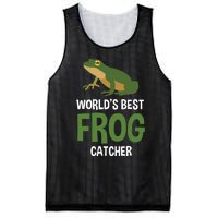 World's Best Frog Catcher Gift Frog Hunter Mesh Reversible Basketball Jersey Tank