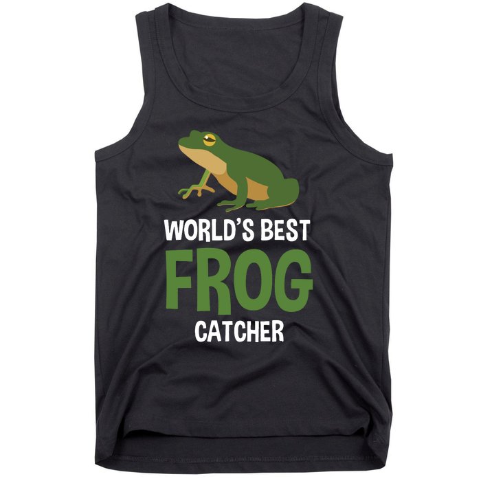 World's Best Frog Catcher Gift Frog Hunter Tank Top