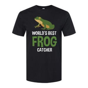 World's Best Frog Catcher Gift Frog Hunter Softstyle CVC T-Shirt