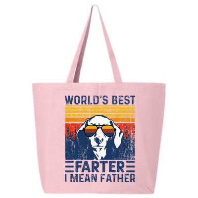 Worlds Best Farter I Mean Father Funny Best Dog Dad Ever 25L Jumbo Tote