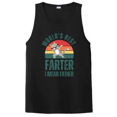 World’s Best Farter I Mean Father Vintage PosiCharge Competitor Tank