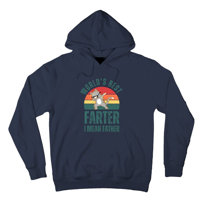 World’s Best Farter I Mean Father Vintage Hoodie