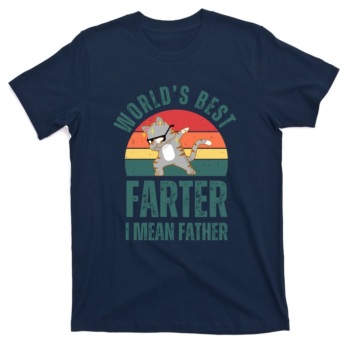 World’s Best Farter I Mean Father Vintage T-Shirt