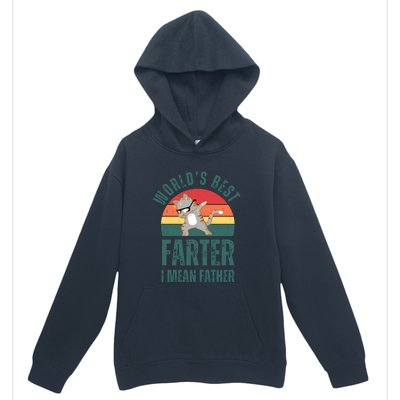 World’s Best Farter I Mean Father Vintage Urban Pullover Hoodie