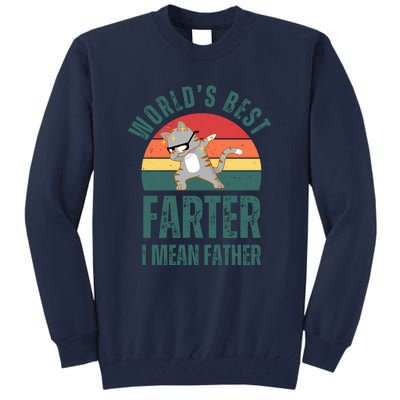 World’s Best Farter I Mean Father Vintage Tall Sweatshirt