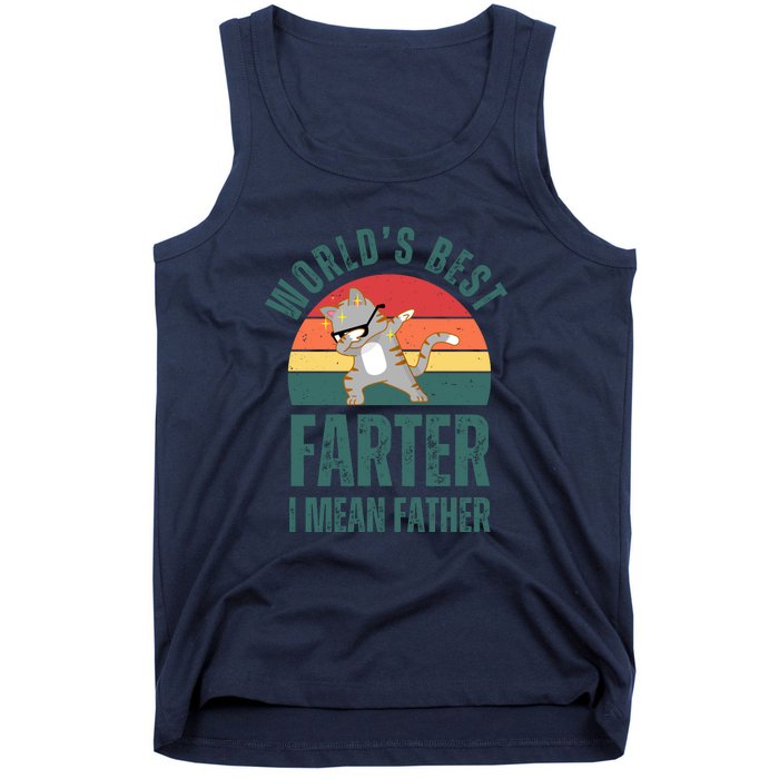 World’s Best Farter I Mean Father Vintage Tank Top