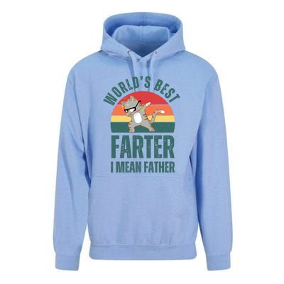 World’s Best Farter I Mean Father Vintage Unisex Surf Hoodie