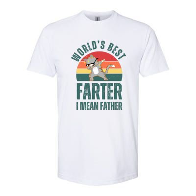 World’s Best Farter I Mean Father Vintage Softstyle CVC T-Shirt