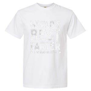 Worlds Best Farter I Mean Father Funny Daddys Day Garment-Dyed Heavyweight T-Shirt