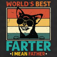 Worlds Best Farter I Mean Father Best Dad Ever Cool Dog Adult Drive Performance Visor