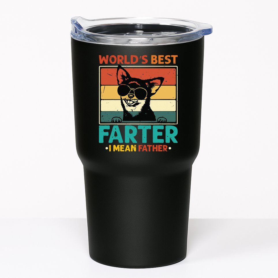 Worlds Best Farter I Mean Father Best Dad Ever Cool Dog Tumbler