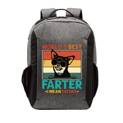 Worlds Best Farter I Mean Father Best Dad Ever Cool Dog Vector Backpack