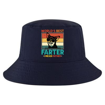 Worlds Best Farter I Mean Father Best Dad Ever Cool Dog Cool Comfort Performance Bucket Hat