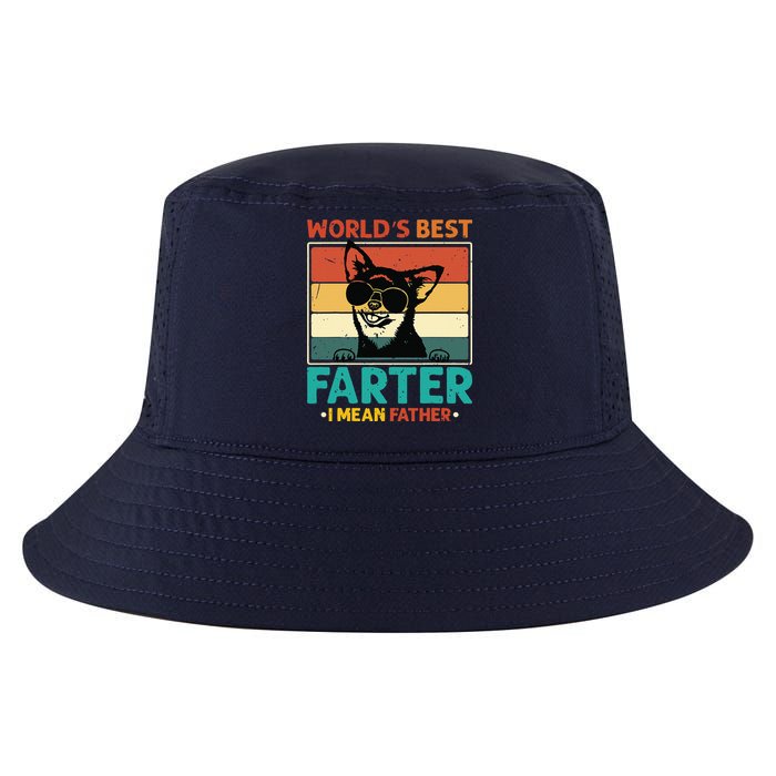 Worlds Best Farter I Mean Father Best Dad Ever Cool Dog Cool Comfort Performance Bucket Hat