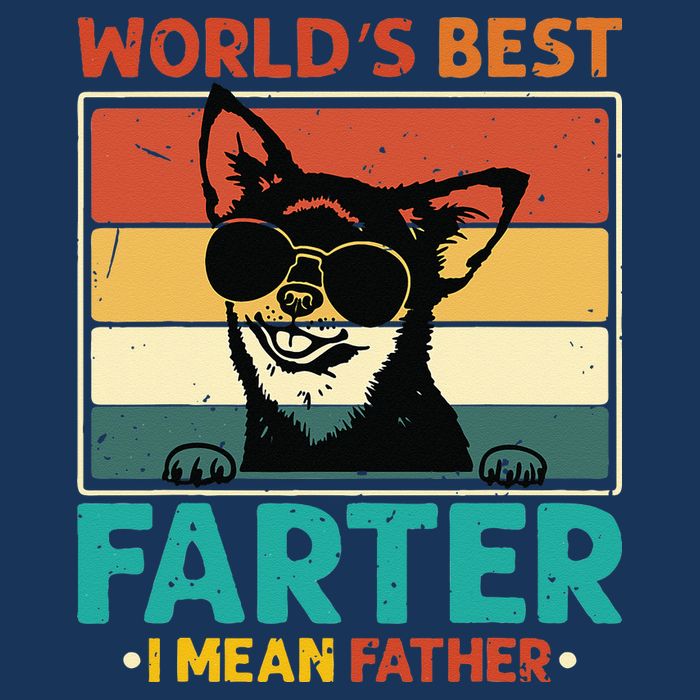 Worlds Best Farter I Mean Father Best Dad Ever Cool Dog Cooling Performance Crew T-Shirt