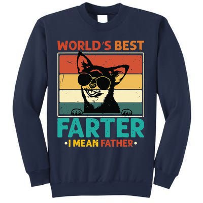 Worlds Best Farter I Mean Father Best Dad Ever Cool Dog Sweatshirt
