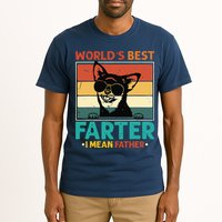Worlds Best Farter I Mean Father Best Dad Ever Cool Dog Tall T-Shirt