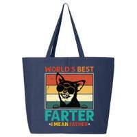 Worlds Best Farter I Mean Father Best Dad Ever Cool Dog 25L Jumbo Tote