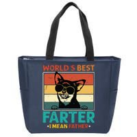 Worlds Best Farter I Mean Father Best Dad Ever Cool Dog Zip Tote Bag