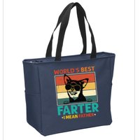 Worlds Best Farter I Mean Father Best Dad Ever Cool Dog Zip Tote Bag